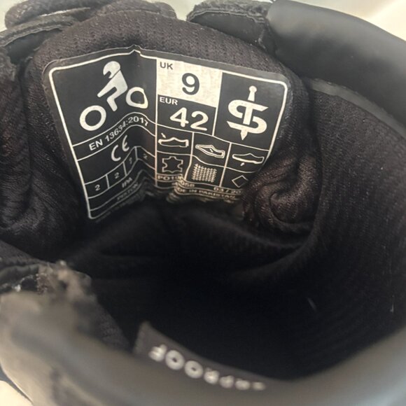 EUC SPADA Women's Piston CE Motorcycle Boots Leather Waterproof Black - Picture 8 of 9